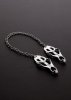 Clover nipple clamp with chain